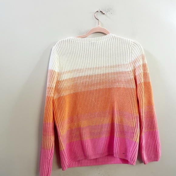 Talbots ombré pink sweater new medium petite - Picture 4 of 4